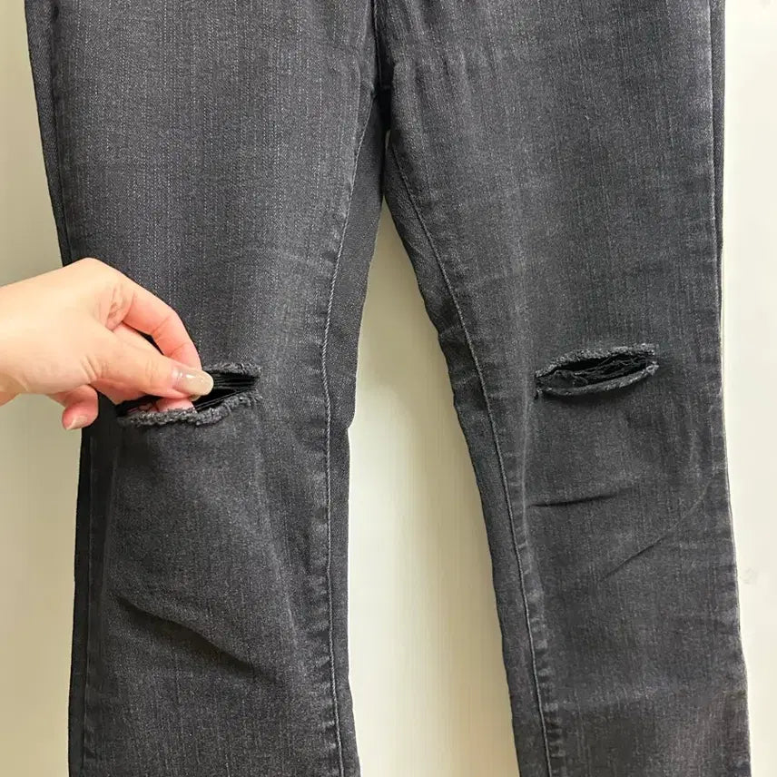 [BUNJANG] Black Straight Fit Jeans M / 흑청 일자핏 팬츠M