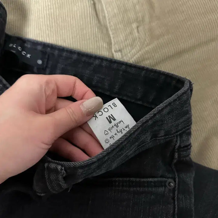 [BUNJANG] Black Straight Fit Jeans M / 흑청 일자핏 팬츠M