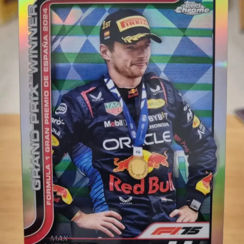 [BUNJANG] Topps Chrome Max Verstappen Refractor Card / 2025 F1 탑스 크롬 막스 베르스타펜 리플렉터 카드