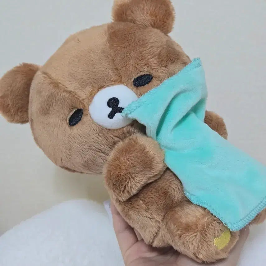 [BUNJANG] San-X Kogumi Series "Kogumi Sleeping with Rilakkuma" Plush / 산엑스 리락쿠마와 함께 쿨쿨 시리즈 코구마 차이로이코구마