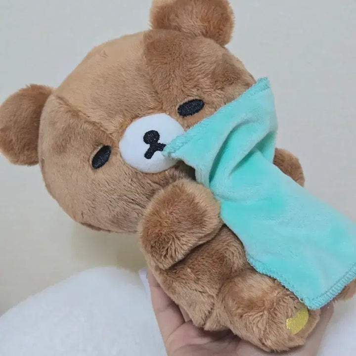 [BUNJANG] San-X Kogumi Series "Kogumi Sleeping with Rilakkuma" Plush / 산엑스 리락쿠마와 함께 쿨쿨 시리즈 코구마 차이로이코구마