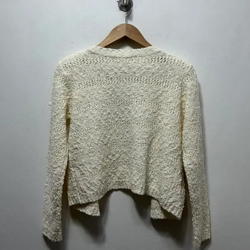 [BUNJANG] Yumi at Lumi Ivory Crop Cardigan / Yumi at Lumi 아이보리 크롭 가디건