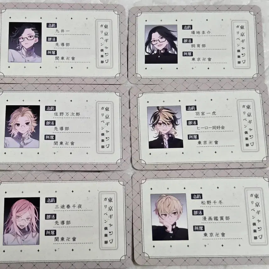 [BUNJANG] Tokyo Revengers Unofficial Photocard Bundle Set / 도리벤 비공굿 포카 일괄