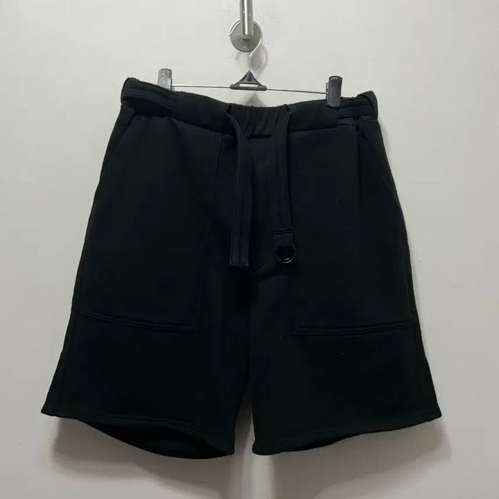 [BUNJANG] Black Cotton Training Shorts - Men&