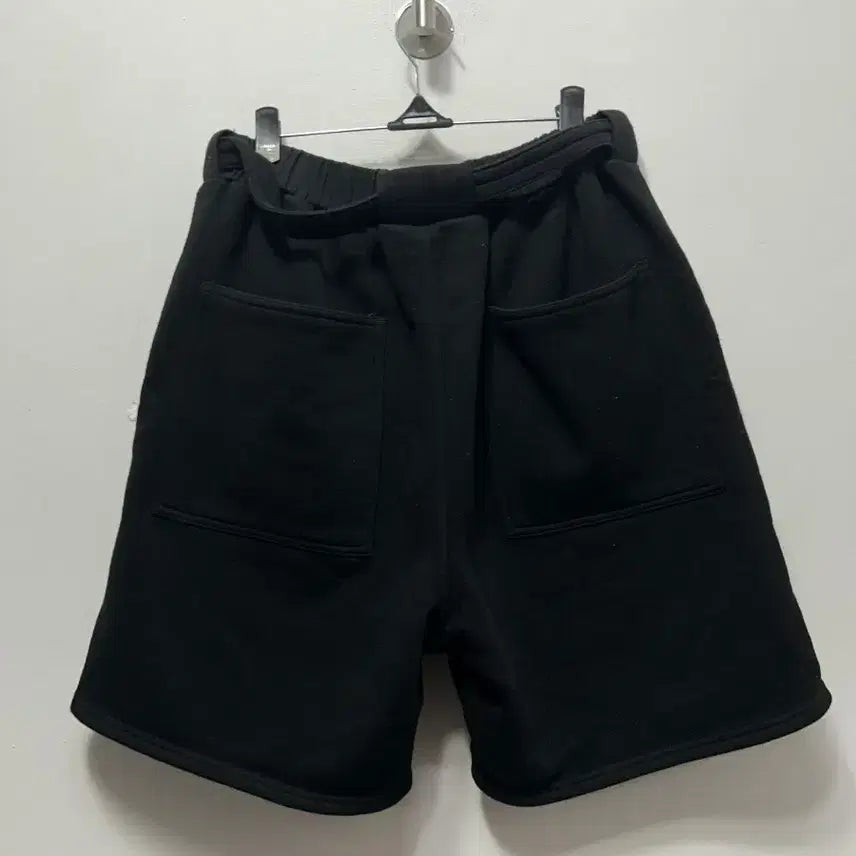 [BUNJANG] Black Cotton Training Shorts - Men&