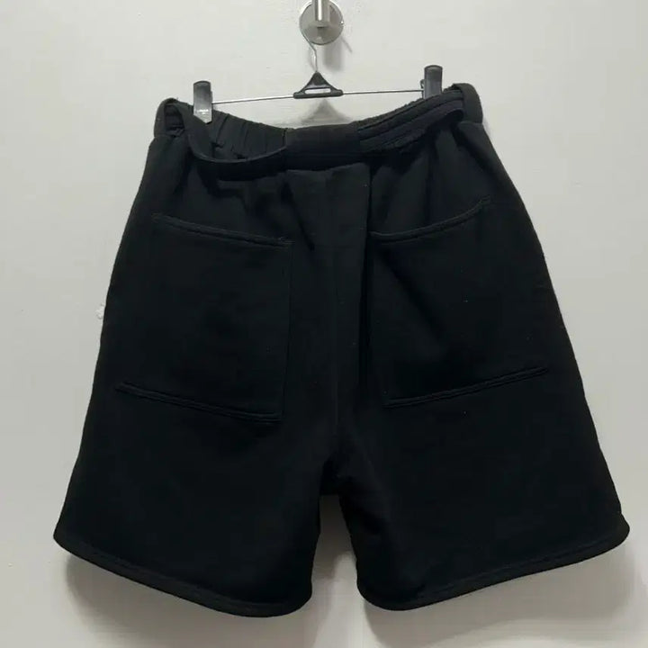 [BUNJANG] Black Cotton Training Shorts - Men&