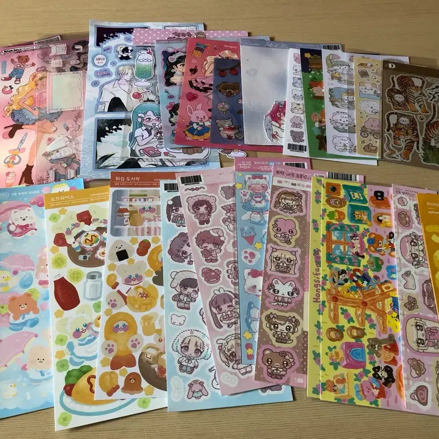 [BUNJANG] Sealed Sticker Bundle Set / 택포)무중복씰스130장일괄처분(15일까지가격인하)