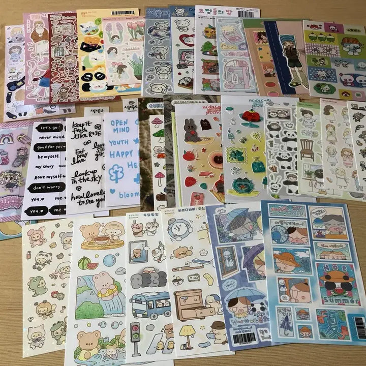 [BUNJANG] Sealed Sticker Bundle Set / 택포)무중복씰스130장일괄처분(15일까지가격인하)