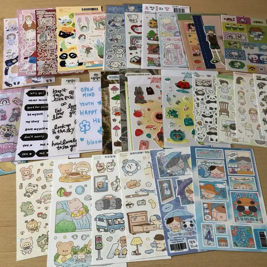 [BUNJANG] Sealed Sticker Bundle Set / 택포)무중복씰스130장일괄처분(15일까지가격인하)