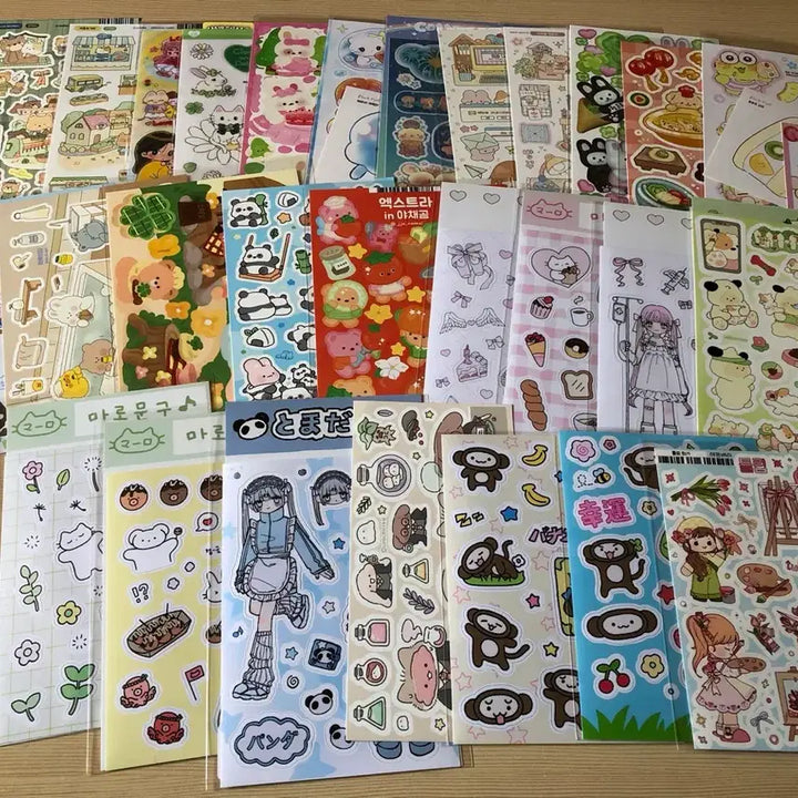 [BUNJANG] Sealed Sticker Bundle Set / 택포)무중복씰스130장일괄처분(15일까지가격인하)