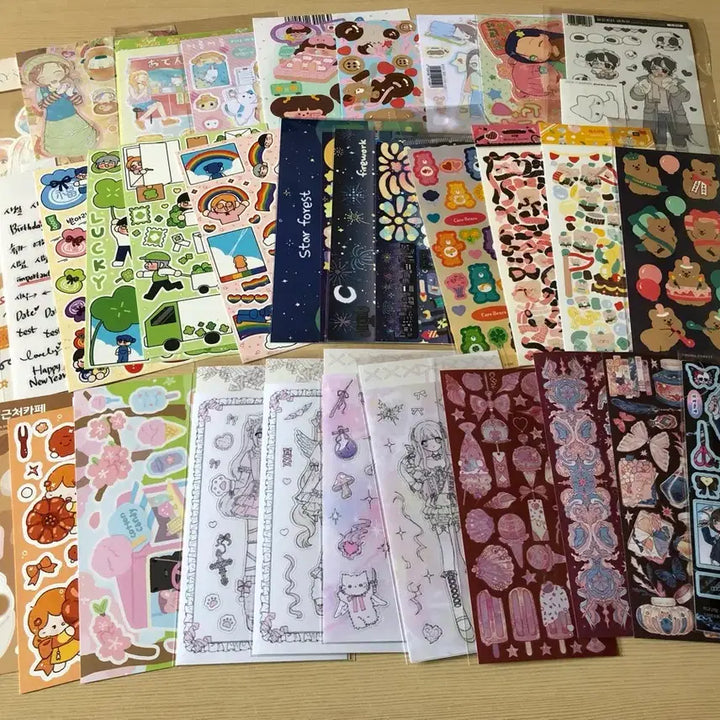 [BUNJANG] Sealed Sticker Bundle Set / 택포)무중복씰스130장일괄처분(15일까지가격인하)