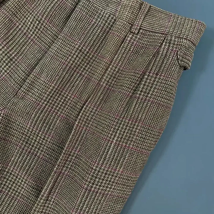 [BUNJANG] Polo Ralph Lauren Check Wool Suspender Two-Tuck Slacks Pants / [34] 폴로랄프로렌 체크 울 서스펜서 투턱 슬랙스 팬츠