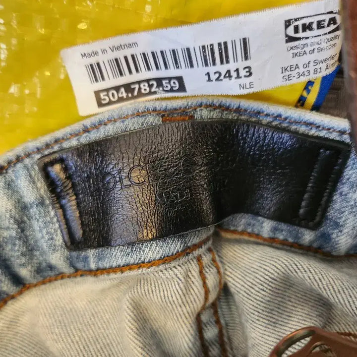 [BUNJANG] Dolce & Gabbana Logo Banding Denim Jeans / 돌체앤가바나 로고 밴딩 데님 청바지 33, 34 돌체 d&g 팬츠 바지