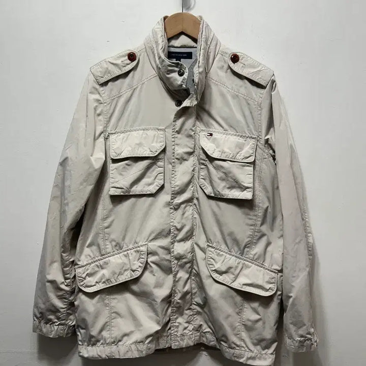 [SOLD OUT] 타미힐피거 베이지색 야상 점퍼 S