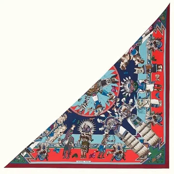 [BUNJANG] Hermès Giant Triangle Silk Scarf / 에르메스 자이언트 트라이앵글 실크스카프