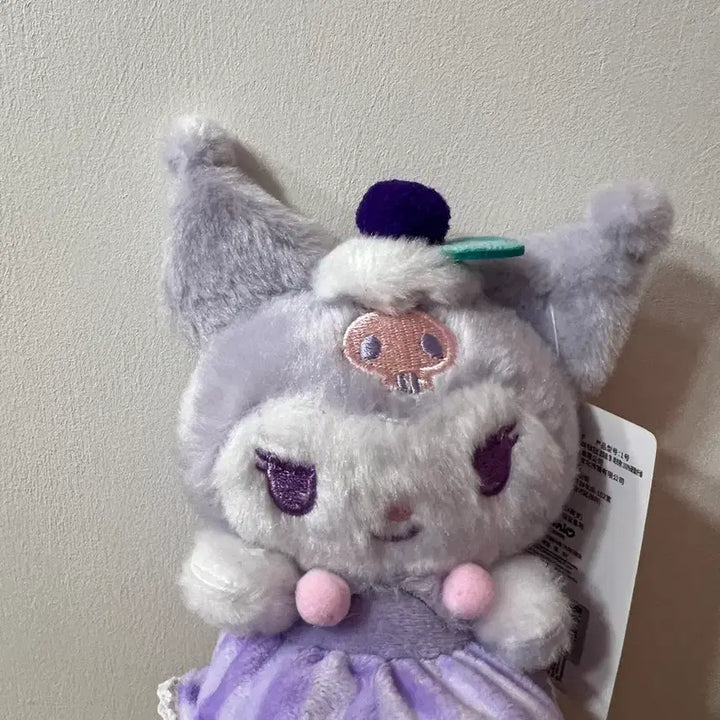 [BUNJANG] Kuromi Blueberry Plush Keyring / 새상품 쿠로미 인형키링 블루베리