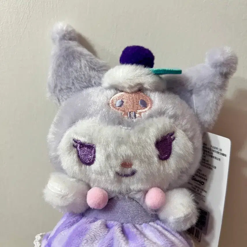 [BUNJANG] Kuromi Blueberry Plush Keyring / 새상품 쿠로미 인형키링 블루베리