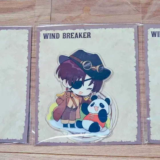 [BUNJANG] Winbre Panda Acrylic Stand Bundle Set / 윈브레 판다 아크릴스탠드 3종 중국 사쿠라 스오 우메미야
