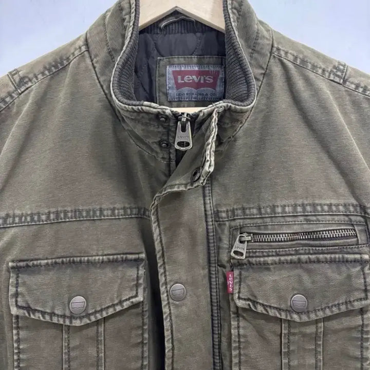 [BUNJANG] Levi's Khaki Field Jacket / 리바이스 카키색 야상 자켓