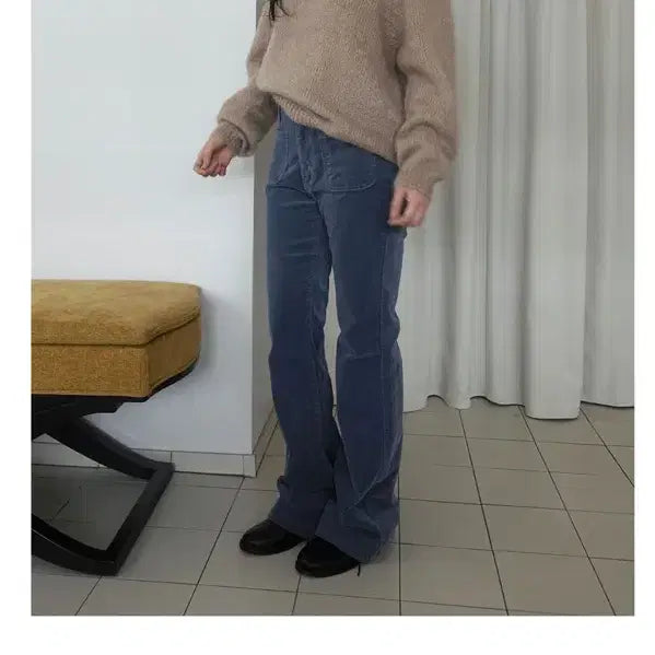 [BUNJANG] Mok Slim Flare Pants / 가격내림*Mok 돌 슬림 플레어 팬츠