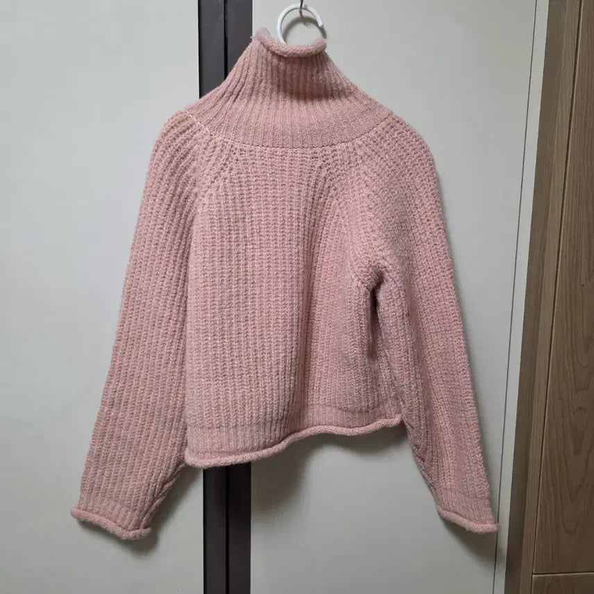 [BUNJANG] General Apparel Turtleneck Knit (Pink) / 터틀넥 니트 (핑크)