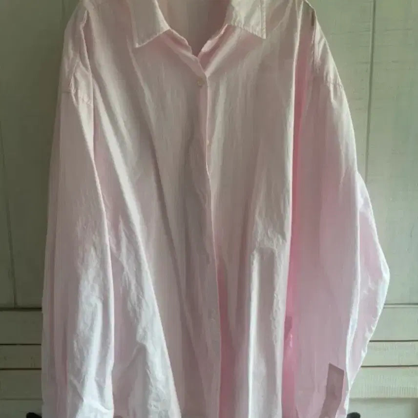 [BUNJANG] Poeto Light Signature Shirt (Pink) / 포에토 Light signiture shirts (pink)