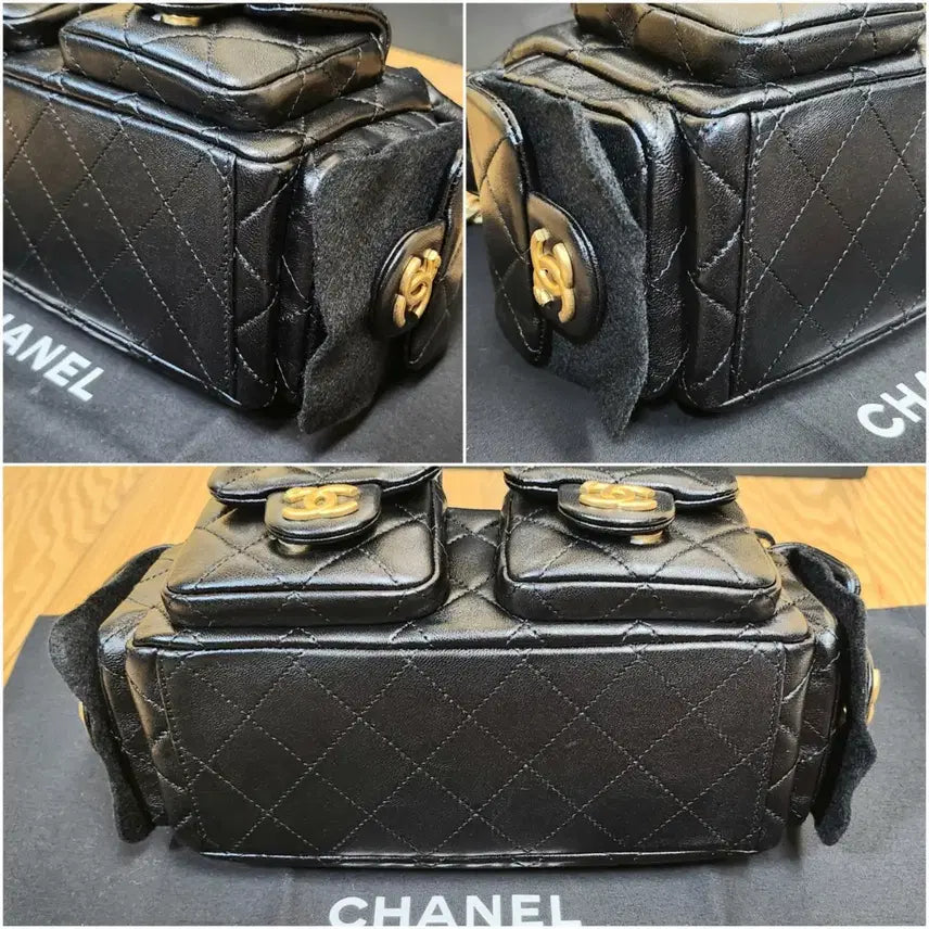 [BUNJANG] Chanel Lambskin Hobo Bag AS5339 / 샤넬 라지 호보백 램스킨 금장  AS5339