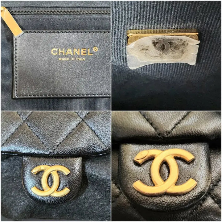 [BUNJANG] Chanel Lambskin Hobo Bag AS5339 / 샤넬 라지 호보백 램스킨 금장  AS5339