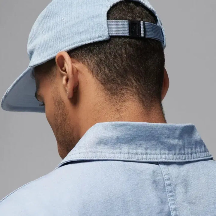 [BUNJANG] Nike Corduroy Jumpman Ball Cap / [M/L] 나이키 코듀로이 조던 플라이 점프맨 볼캡 제트캡 블루 그레이
