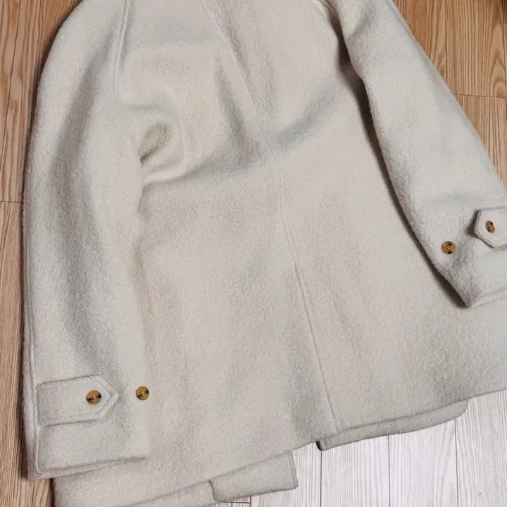 [BUNJANG] Fasade Pattern Alpaca Half Coat Oatmeal S / 파사드패턴 알파카 하프코트 오트밀 s