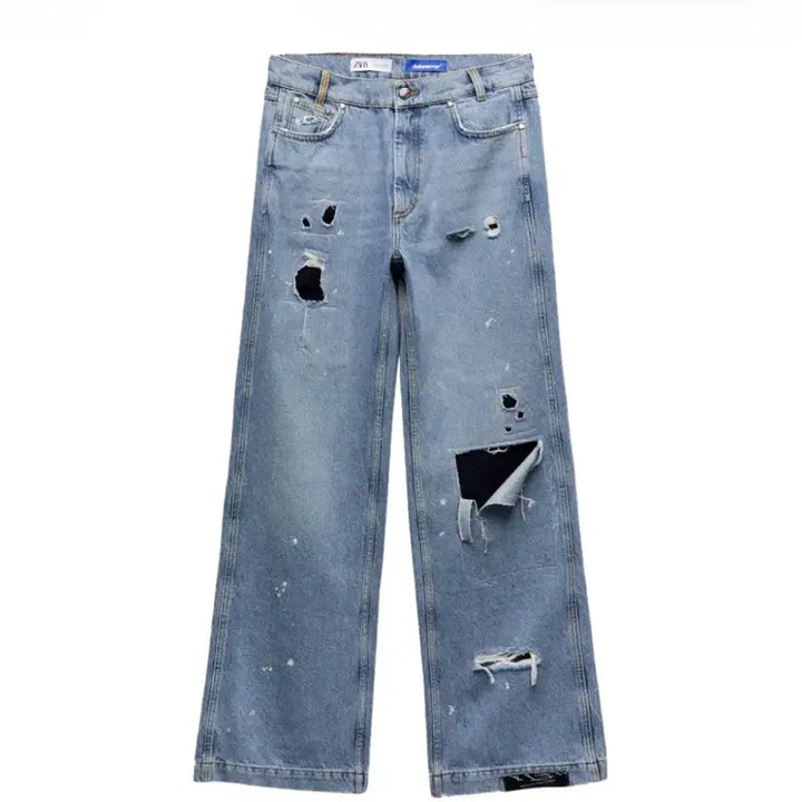 [BUNJANG] ZARA x ADER Error Patchwork Jeans Blue Size 36 / [36] 자라 x 아더에러 패치워크 진 블루