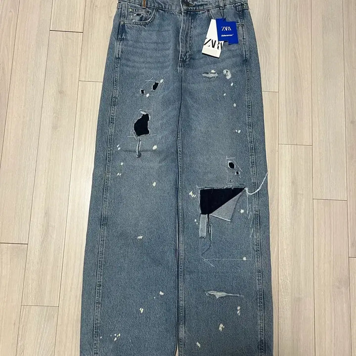[BUNJANG] ZARA x ADER Error Patchwork Jeans Blue Size 36 / [36] 자라 x 아더에러 패치워크 진 블루