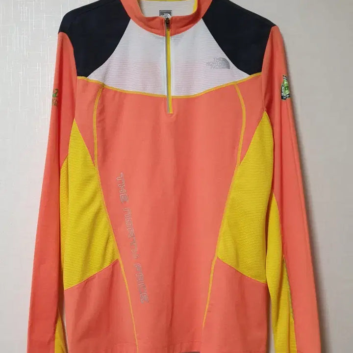 [BUNJANG] The North Face Half-Zip Long Sleeve T-shirt (Size 100) / 노스페이스 반집업 긴팔티 100사이즈 