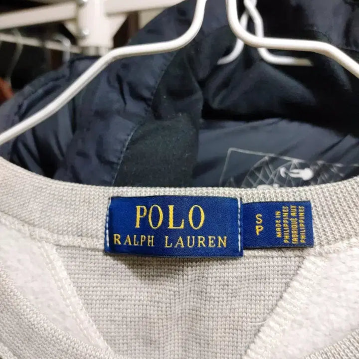 [BUNJANG] Polo Fleece Sweatshirt / 폴로 기모 맨투맨