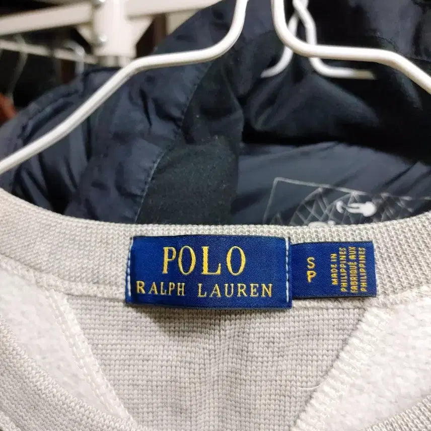 [BUNJANG] Polo Fleece Sweatshirt / 폴로 기모 맨투맨