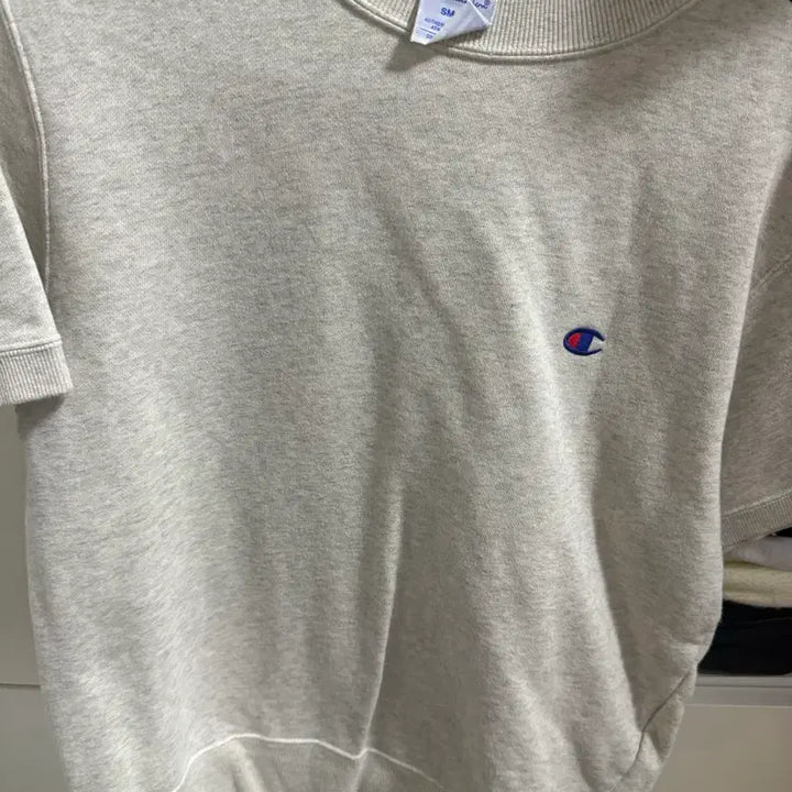[BUNJANG] Champion Blue Label Crop Short Sleeve / 챔피온 블루라벨 크롭 반팔