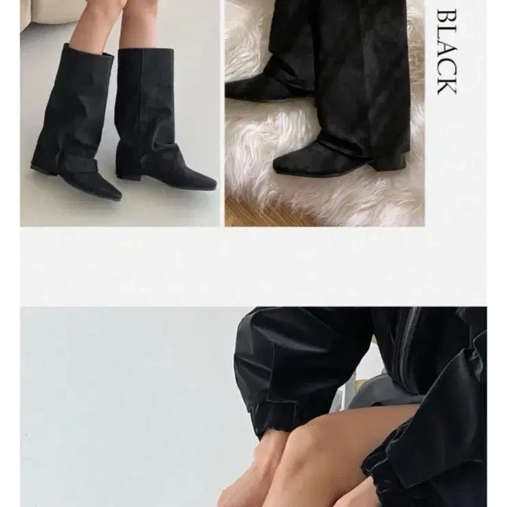 [BUNJANG] Suede Women's Long Boots 230 / <새상품> 스웨이드 여성 롱부츠 230