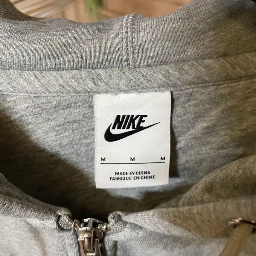 [BUNJANG] Nike Men's Hooded Zip-Up Gray Jacket / 나이키 남성 후드집업 M 그레이