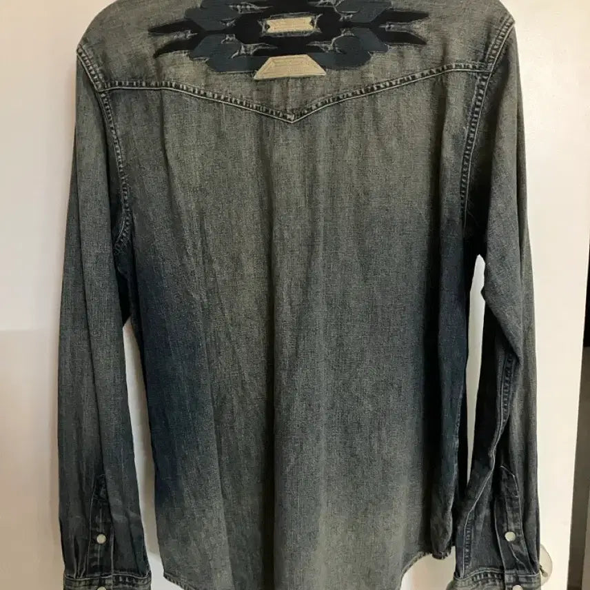 [BUNJANG] RRL Western Denim Shirt / Rrl 더블알엘 웨스턴 데님셔츠