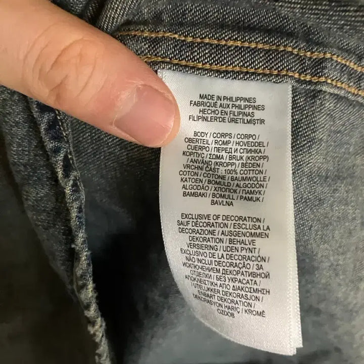 [BUNJANG] RRL Western Denim Shirt / Rrl 더블알엘 웨스턴 데님셔츠