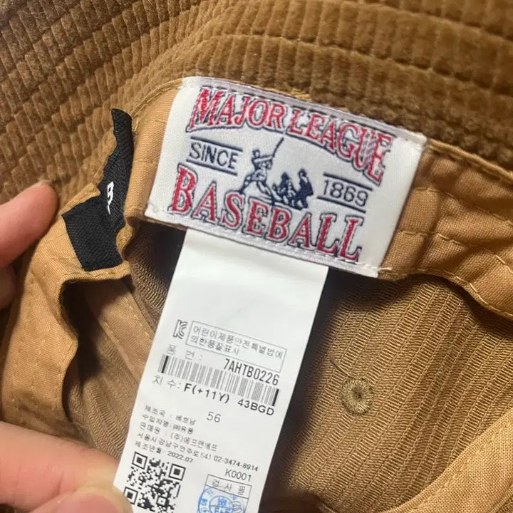 [BUNJANG] MLB Corduroy Bucket Hat / MLB 코듀로이 버킷햇