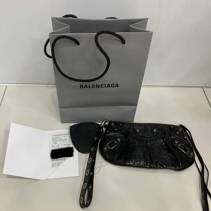 [BUNJANG] Balenciaga Le Cagole Mini Multi Pouch Clutch Bag Black / 발렌시아가 르카골 미니 멀티 파우치 클러치백 가방 블랙