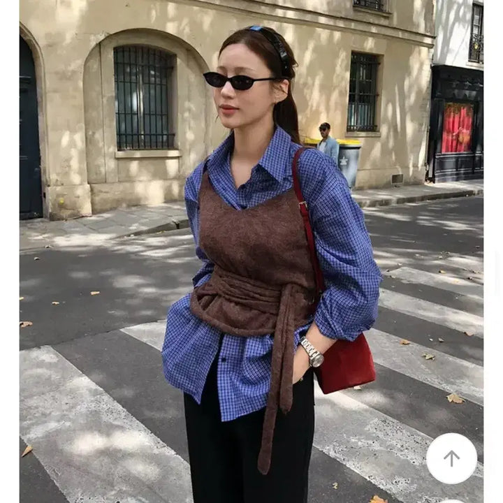 [BUNJANG] Alpaca Knit Bustier - New / 알파카 니트 뷔스티에 새상품