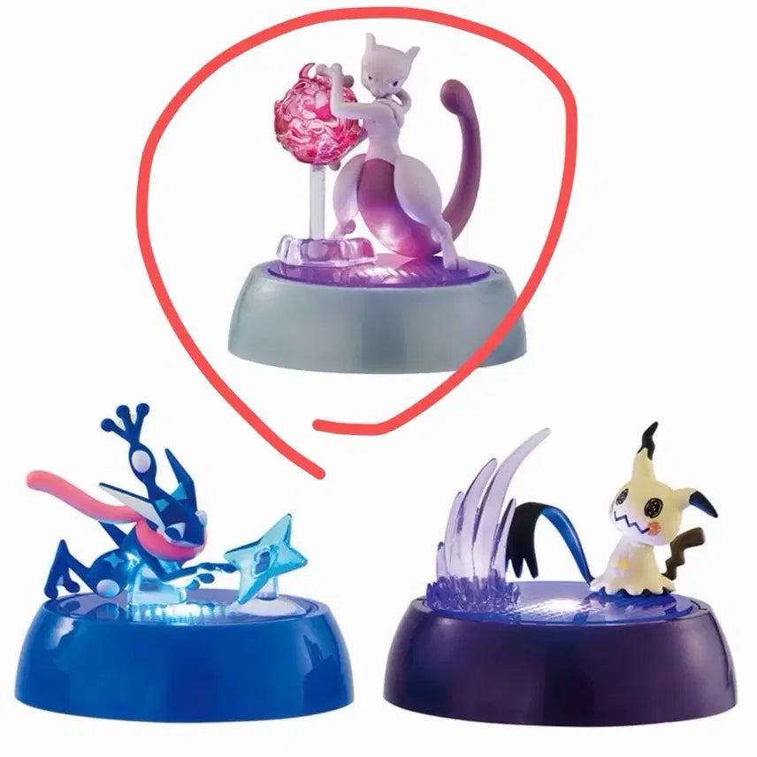 [BUNJANG] Pokemon Shining Collection Series 2 Gacha Mewtwo Figure / 빛나는 포켓몬 컬렉션 2탄 가챠 뮤츠