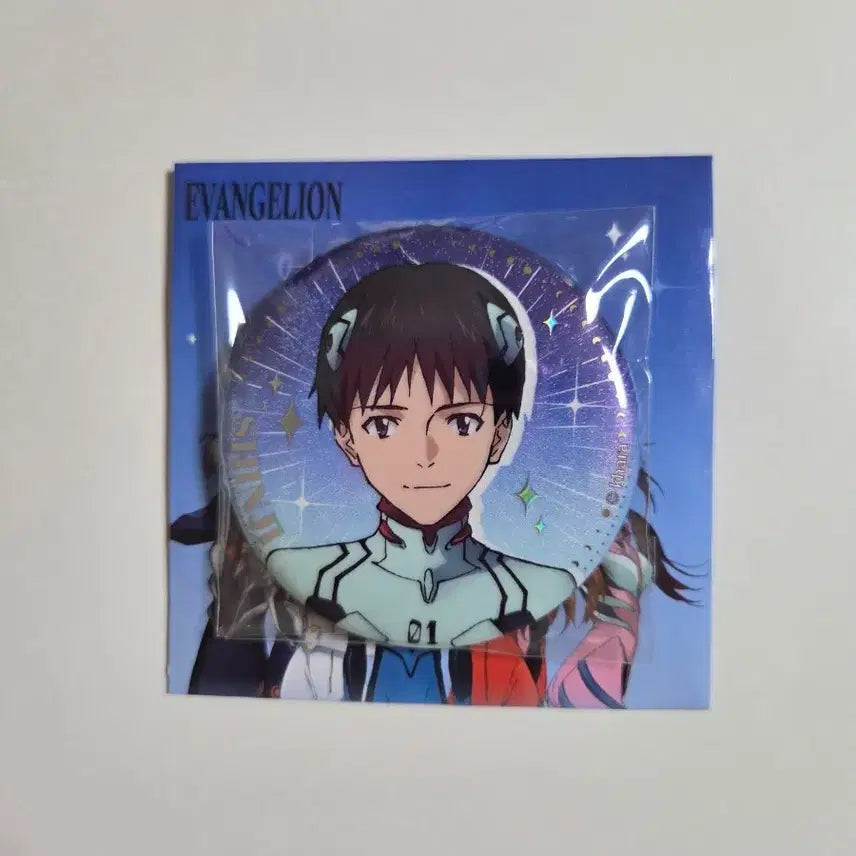 [BUNJANG] Evangelion Shinji Ikari Can Badge / 에반게리온 이카리 신지 캔뱃지