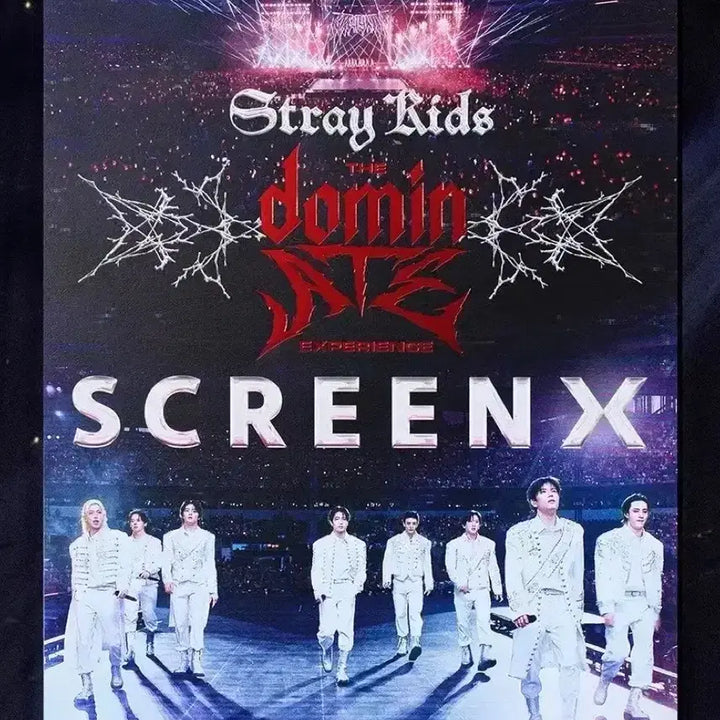 [BUNJANG] Stray Kids Dominate Movie SCREEN X Poster POB / 스키즈 스트레이키즈 도미네이트 영화 SCREEN X 포스터 특전