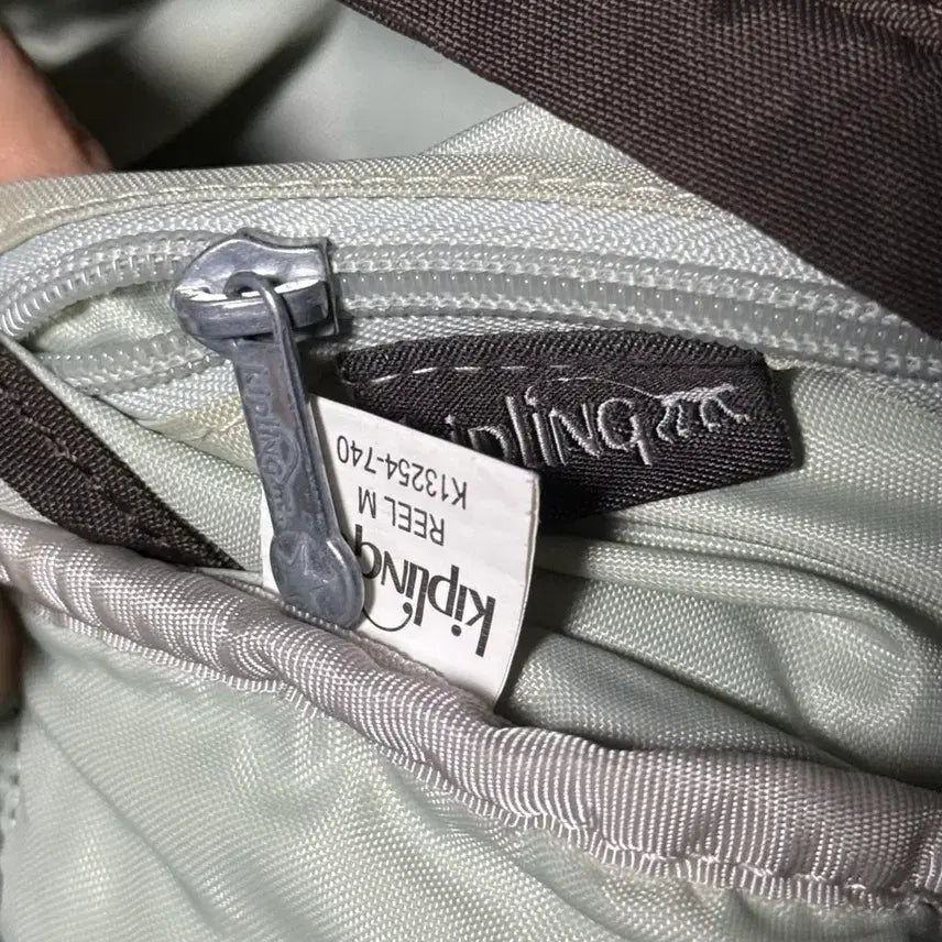 [BUNJANG] Kipling Brown Backpack with Gorilla Keyring / 키플링 브라운 갈색 가방 백팩 고릴라 인형 키링 갸루 쵸코 너드 모리걸