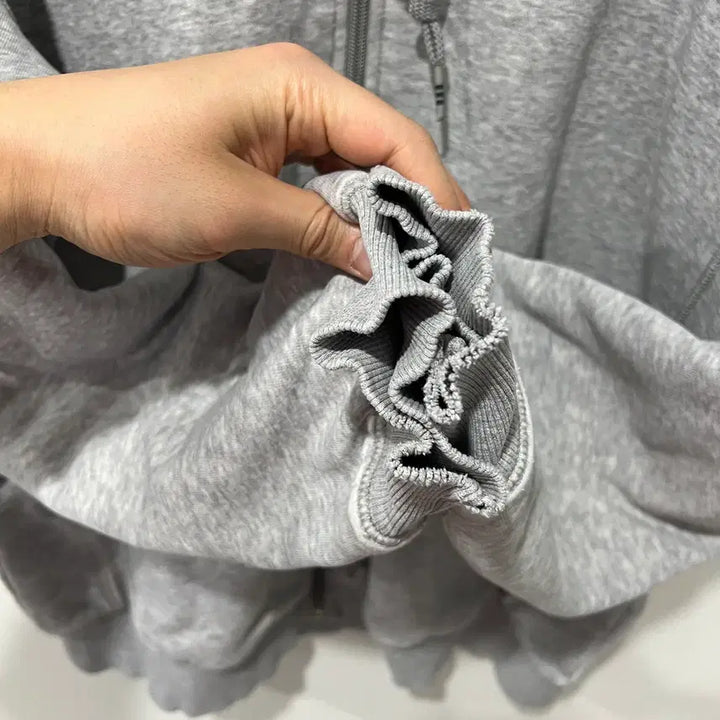 [BUNJANG] Adidas Fleece Hooded Zip-Up / [Adidas] 아디다스 뽀글이 후드집업