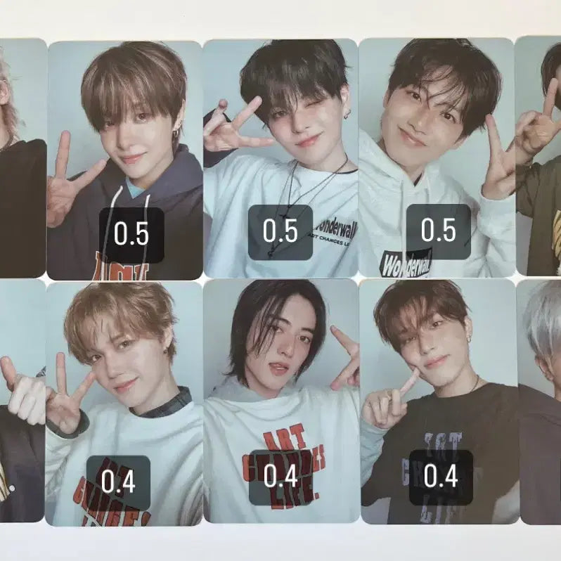 트레저 원더월 포카 지훈 아사히 준규 요시 재혁 정우 정환 도영 하루토