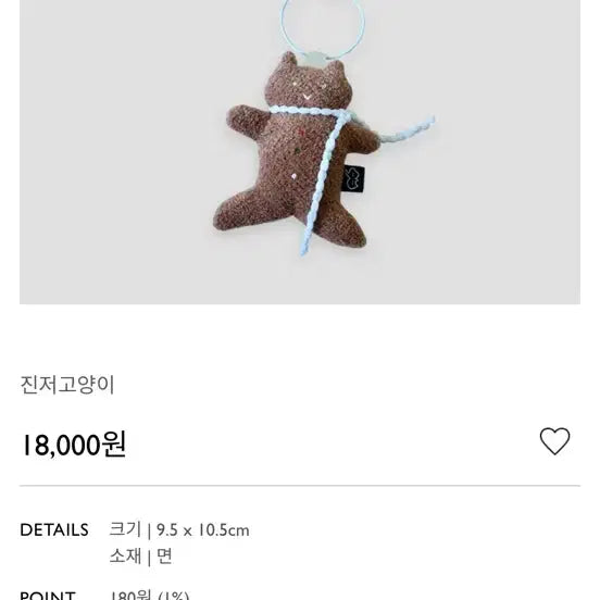 [BUNJANG] Songnyangsi Ginger Cat Keyring / 송냥씨 진저고양이 키링